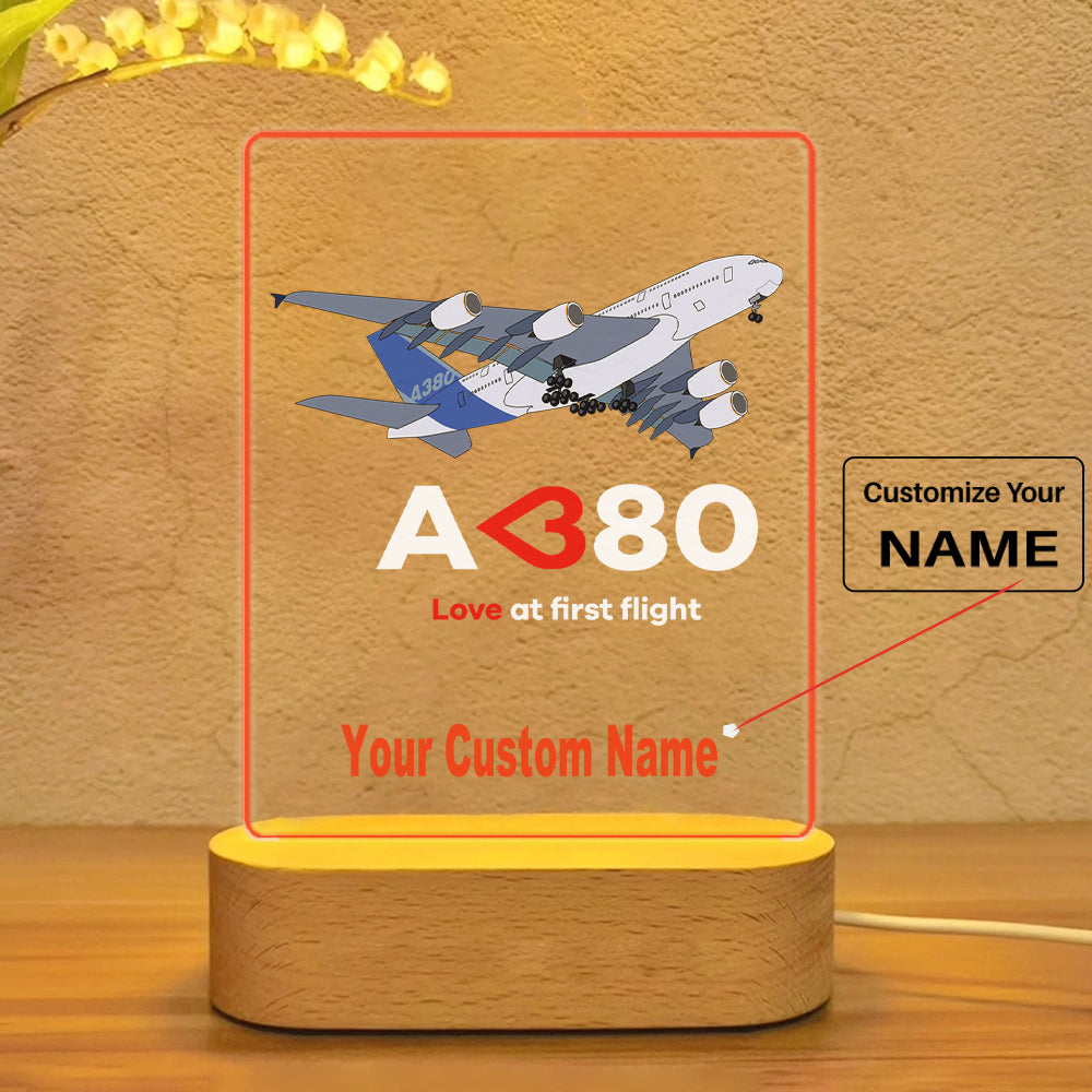 Airbus A380 Love at first flight Designed Night Lamp