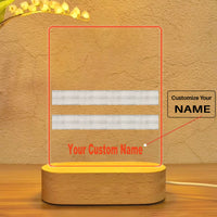 Thumbnail for Pilot Epaulettes (Silver) 2 Lines Designed Night Lamp