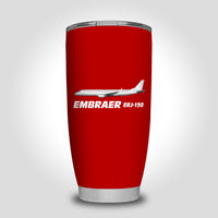Thumbnail for The Embraer ERJ-190 Designed Tumbler Travel Mugs