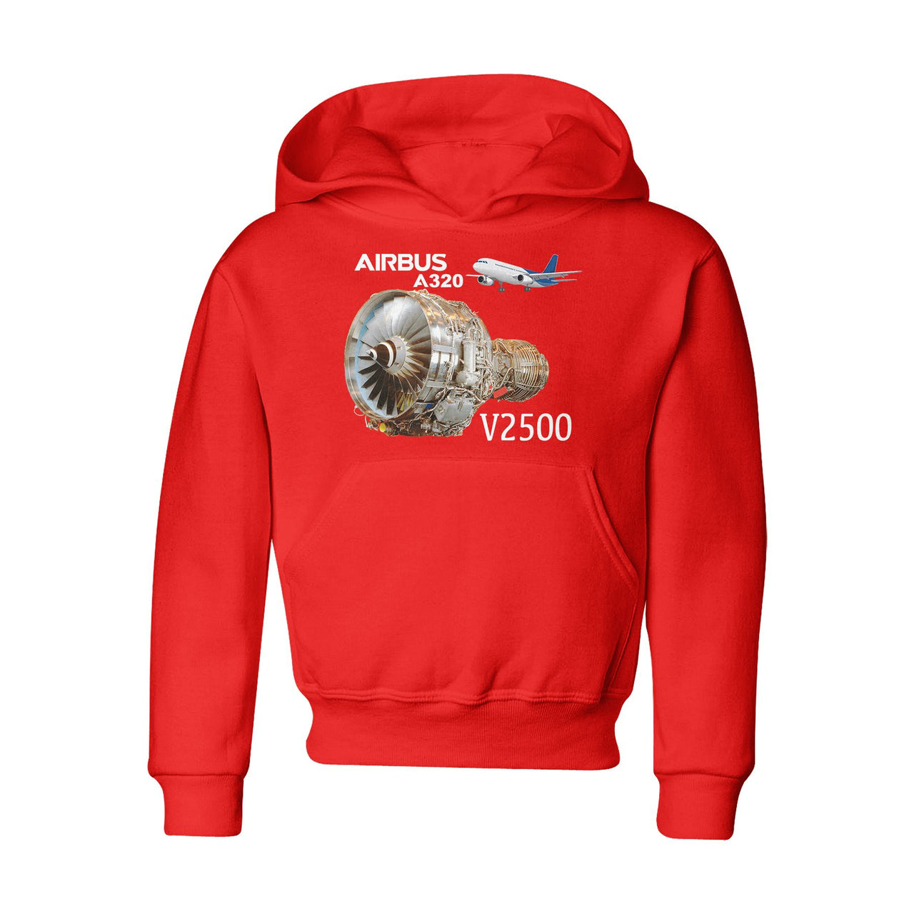 Airbus A320 & V2500 Engine Designed "CHILDREN" Hoodies