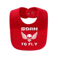 Thumbnail for Born To Fly SKELETON Designed Baby Saliva & Feeding Towels