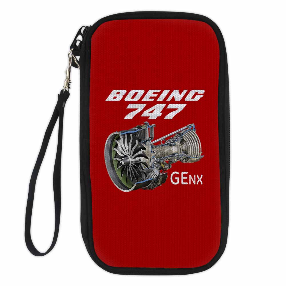 Boeing 747 & GENX Engine Designed Travel Cases & Wallets