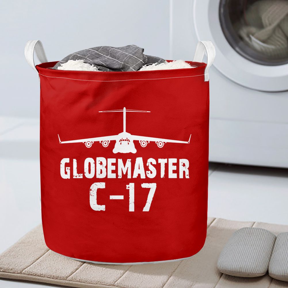 GlobeMaster C-17 & Plane Designed Laundry Baskets