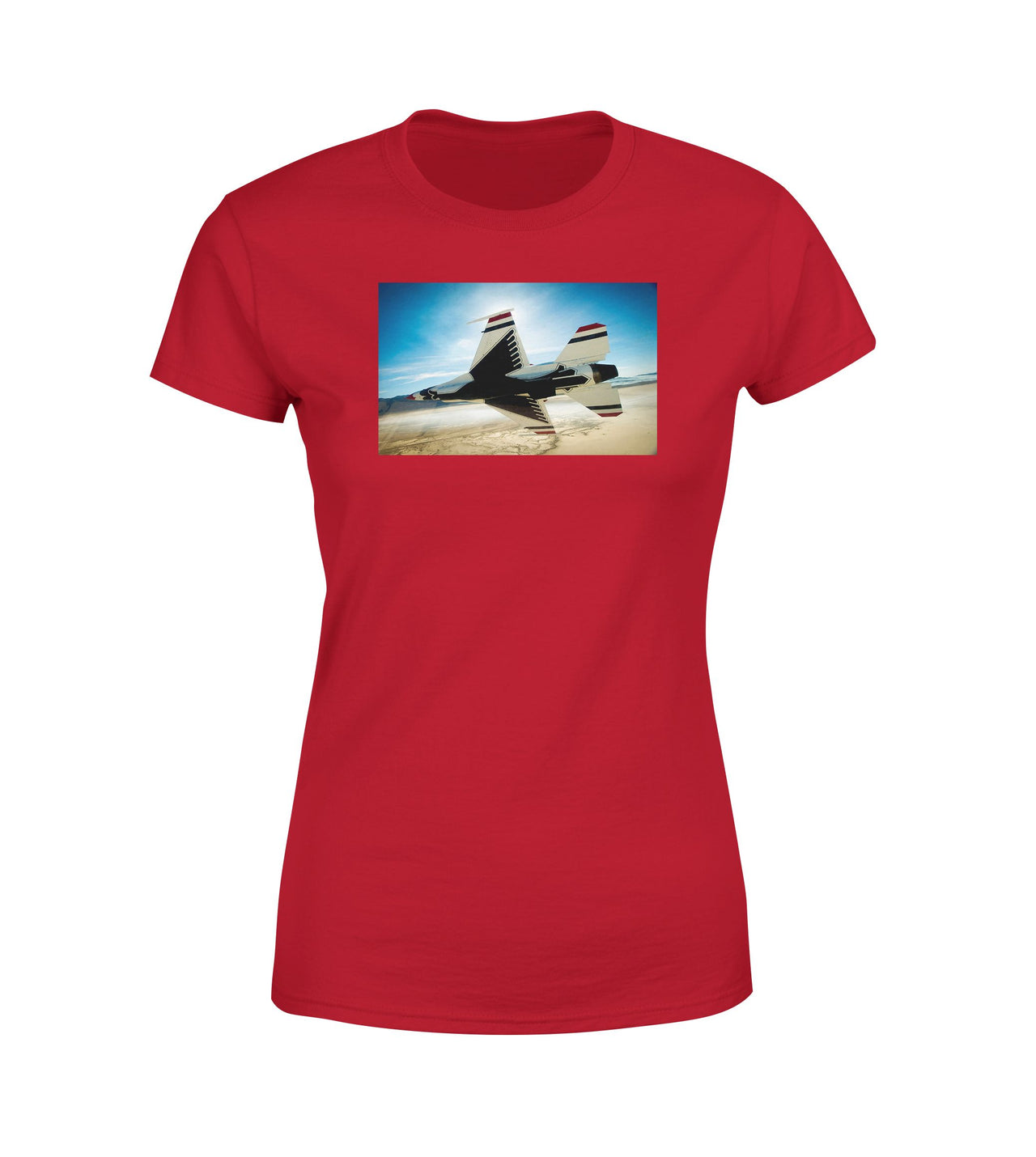 Turning Right Fighter Jet 16 Designed Women T-Shirts