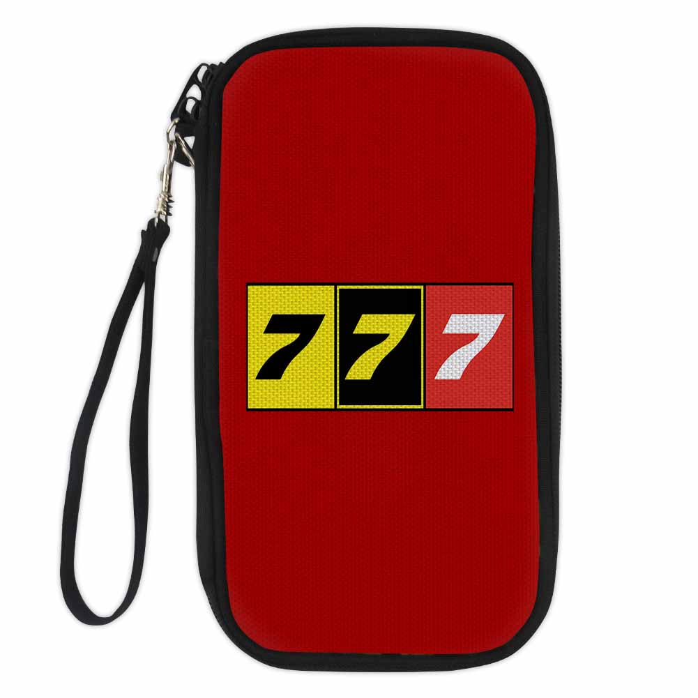 Flat Colourful 777 Designed Travel Cases & Wallets