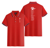 Thumbnail for Aviation Alphabet Designed Stylish Polo T-Shirts (Double-Side)