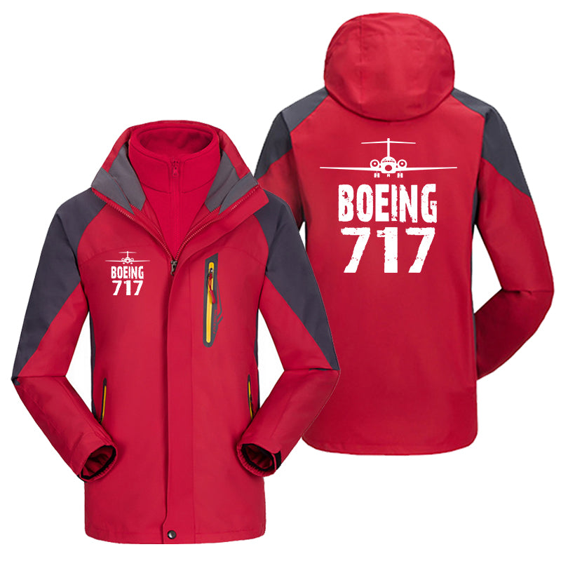 Boeing 717 & Plane Designed Thick Skiing Jackets
