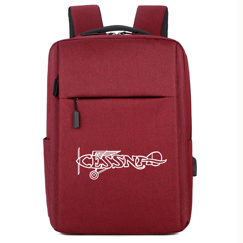 Special Cessna Text Designed Super Travel Bags