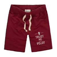 Thumbnail for Trust Me I'm a Pilot Designed Cotton Shorts