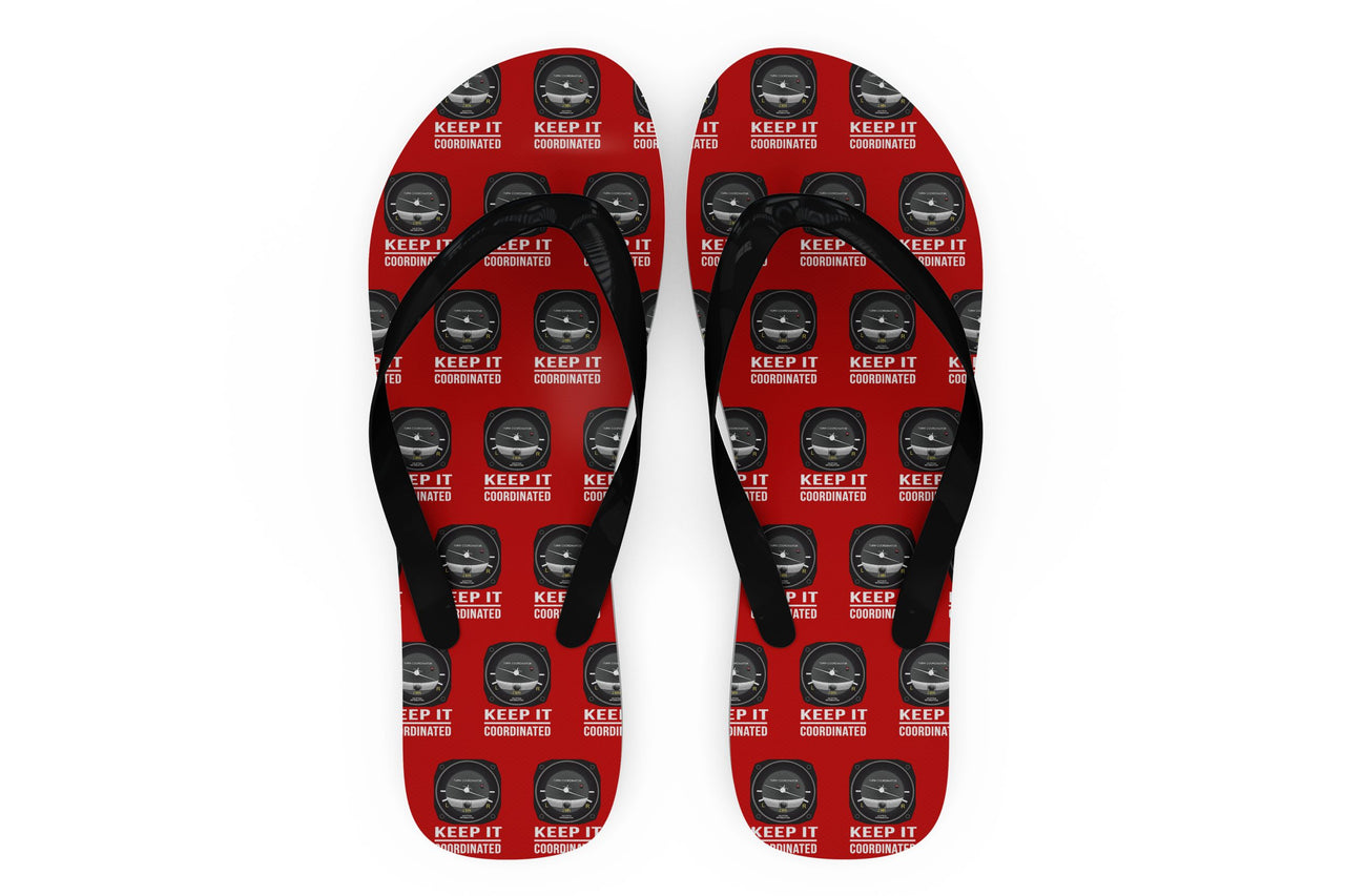 Keep It Coordinated Designed Slippers (Flip Flops)