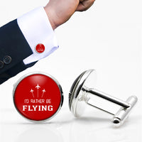 Thumbnail for I'D Rather Be Flying Designed Cuff Links