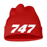 Thumbnail for 747 Flat Text Knit 3D Beanies