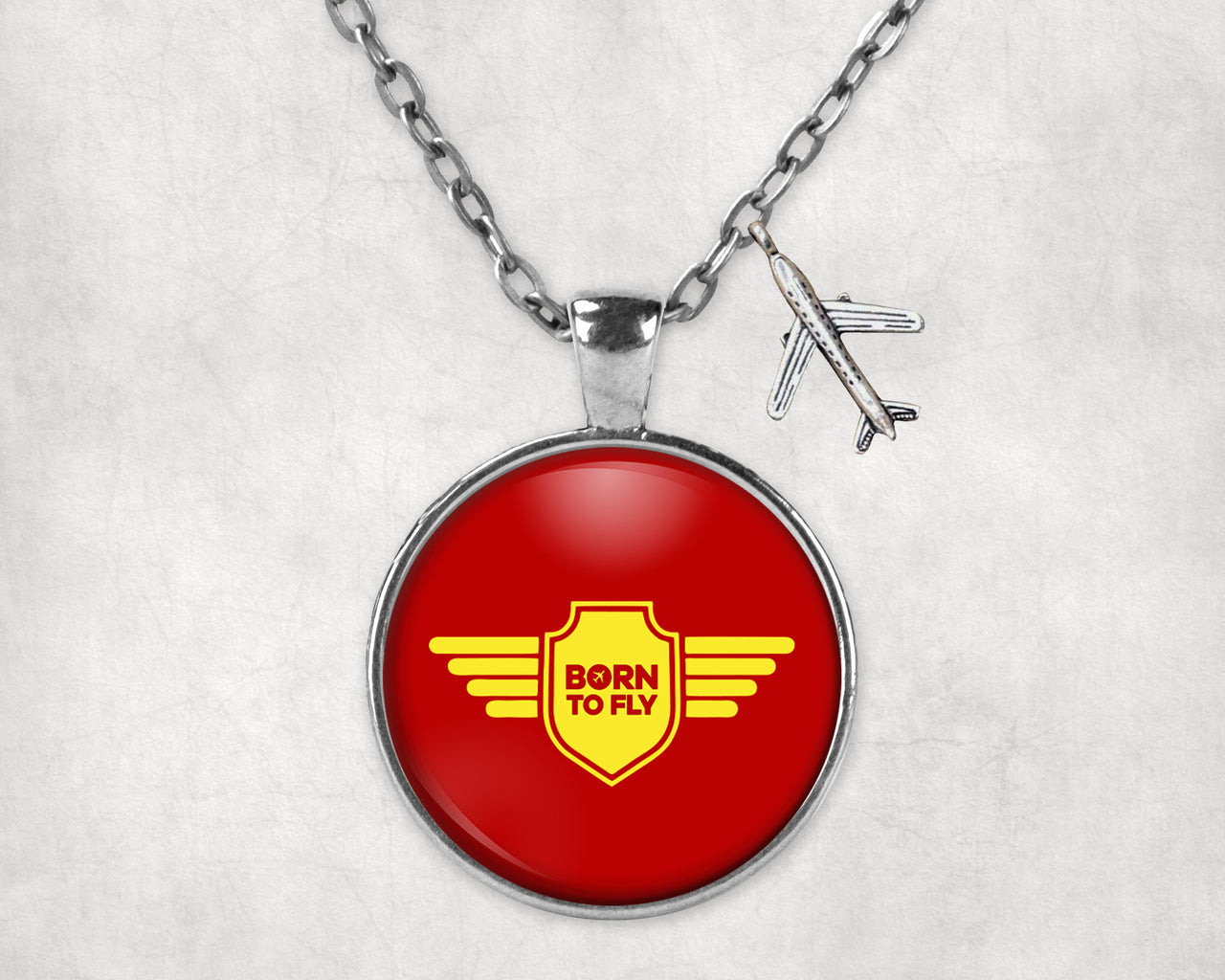 Born To Fly & Badge Designed Necklaces