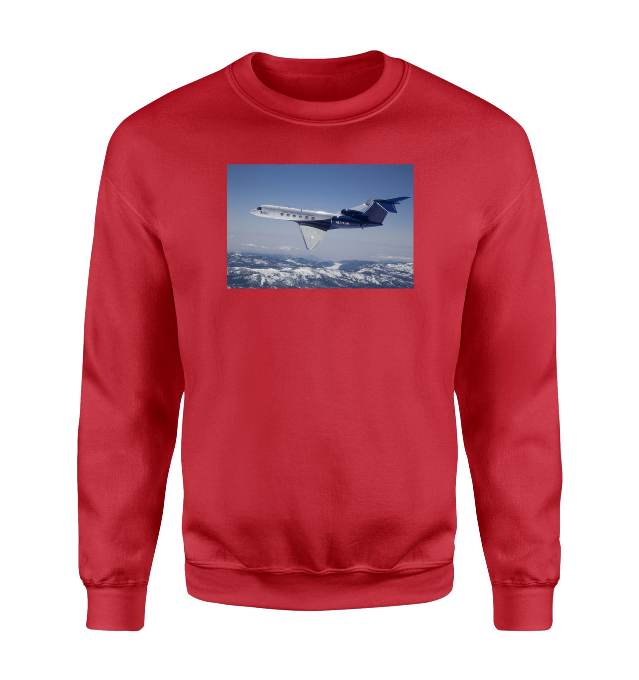 Cruising Gulfstream Jet Designed Sweatshirts