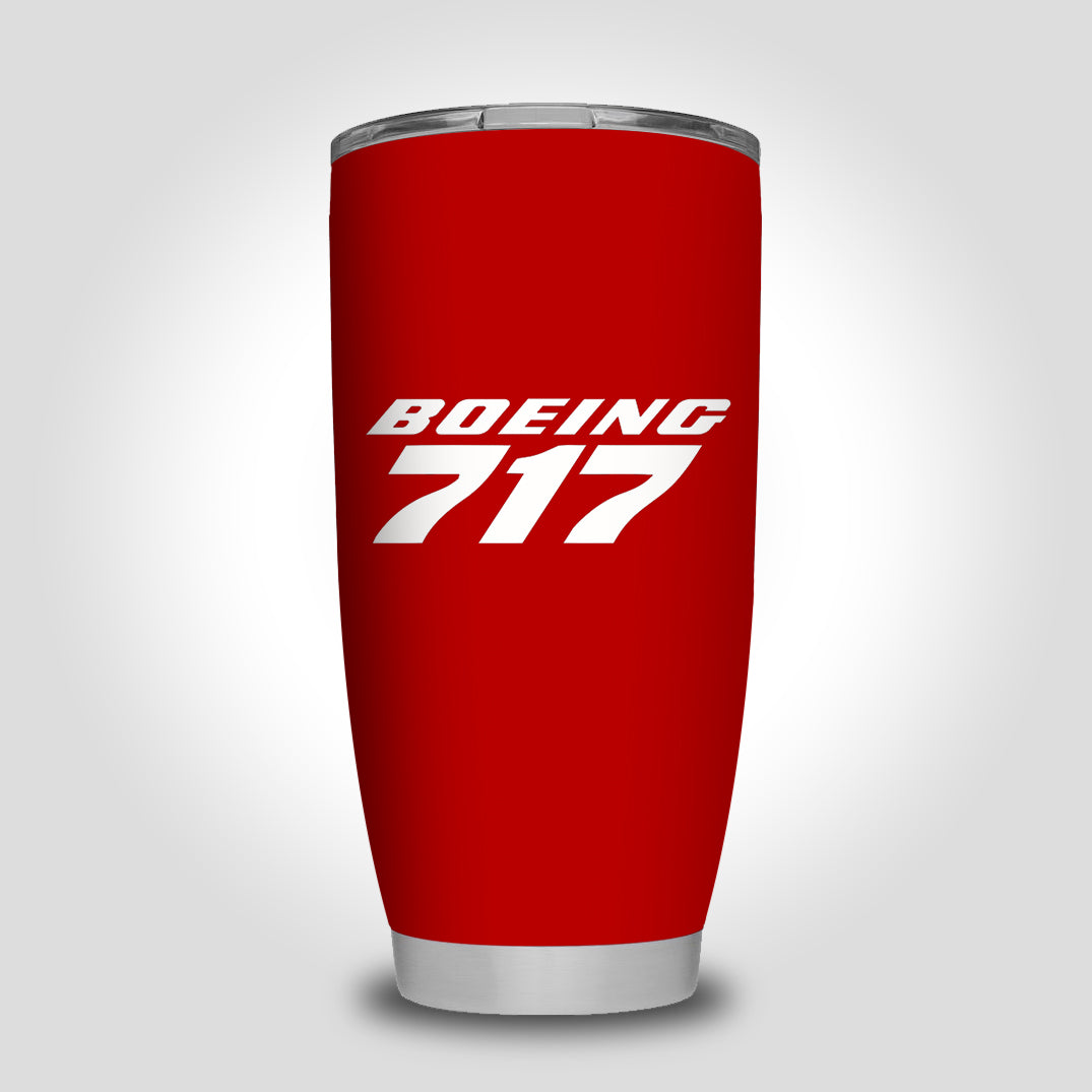 Boeing 717 & Text Designed Tumbler Travel Mugs