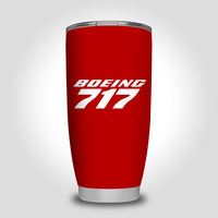 Thumbnail for Boeing 717 & Text Designed Tumbler Travel Mugs