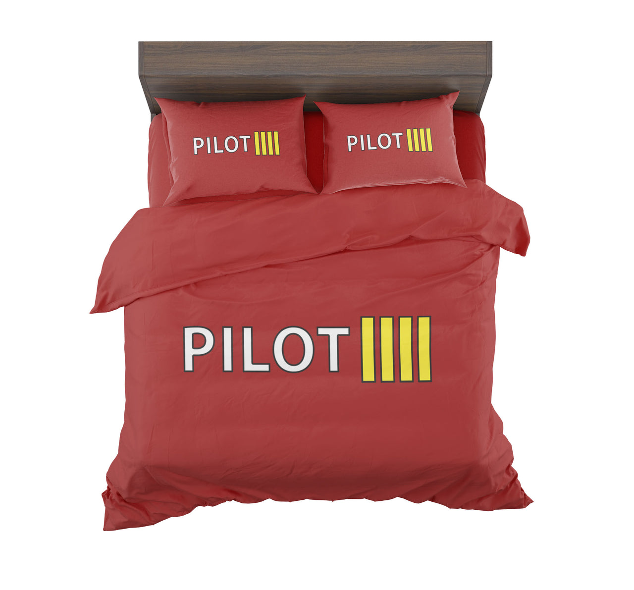 Pilot & Stripes (4 Lines) Designed Bedding Sets