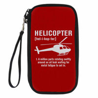 Thumbnail for Helicopter [Noun] Designed Travel Cases & Wallets