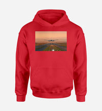 Thumbnail for Super Cool Landing During Sunset Designed Hoodies