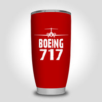 Thumbnail for Boeing 717 & Plane Designed Tumbler Travel Mugs