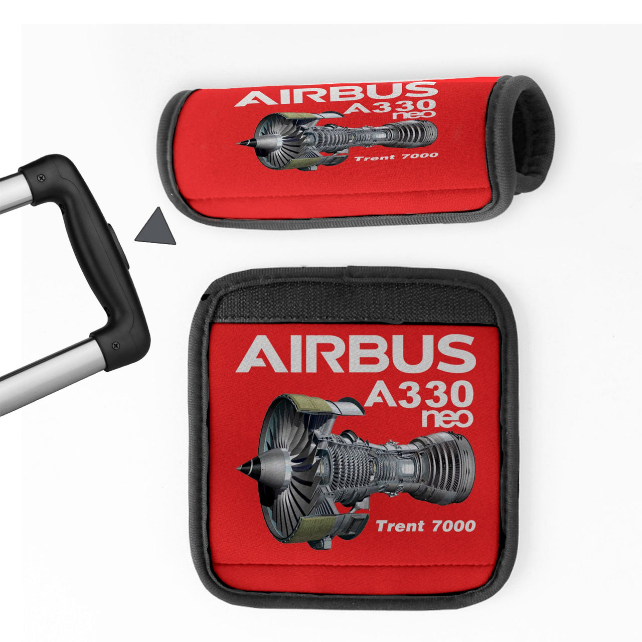 Airbus A330neo & Trent 7000 Designed Neoprene Luggage Handle Covers