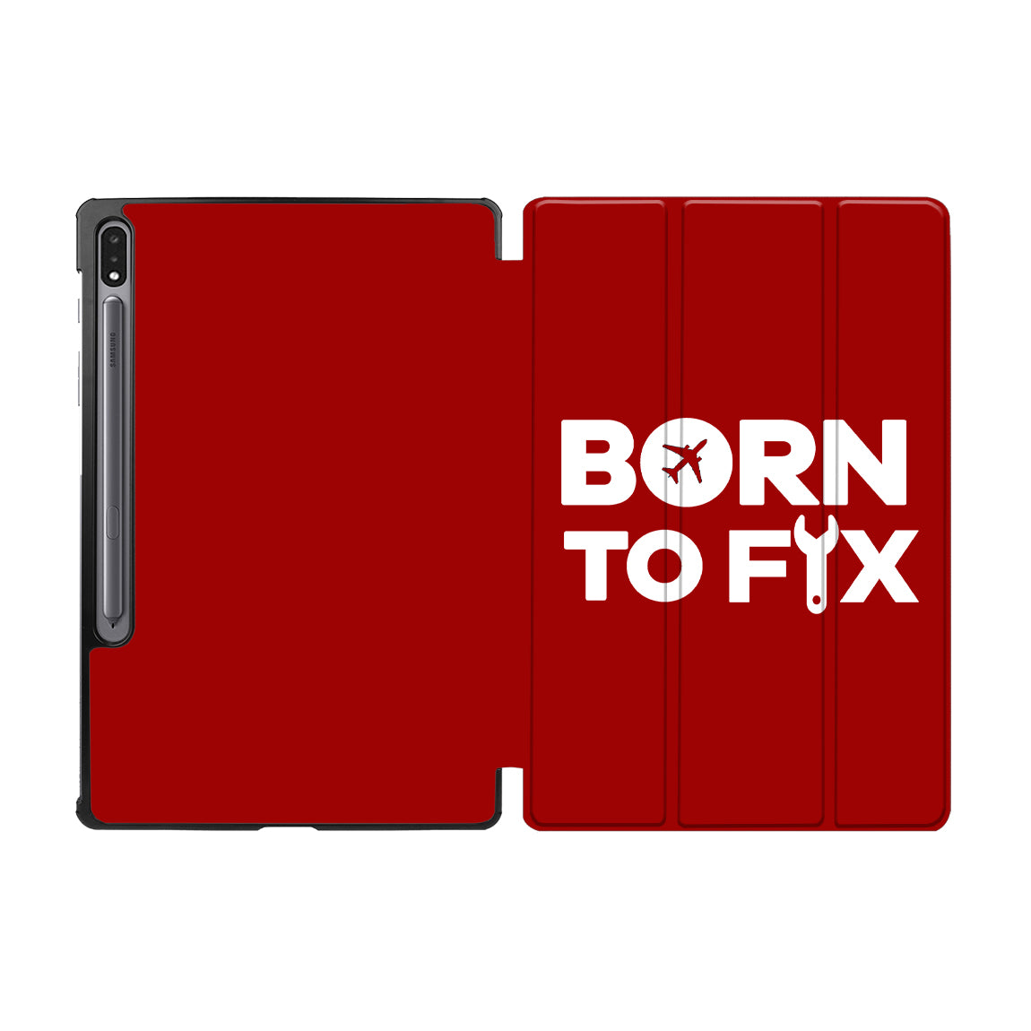 Born To Fix Airplanes Designed Samsung Tablet Cases