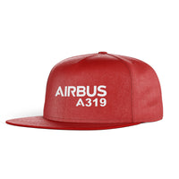 Thumbnail for Airbus A319 & Text Designed Snapback Caps & Hats