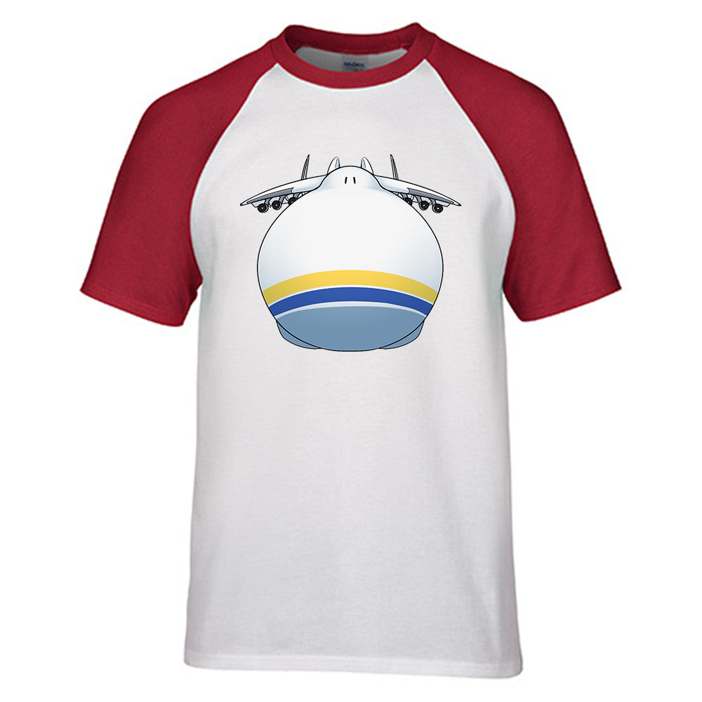 Antonov 225 ROUND Designed Raglan T-Shirts