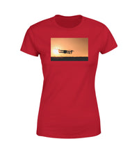 Thumbnail for Amazing Drone in Sunset Designed Women T-Shirts