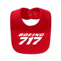 Thumbnail for Boeing 717 & Text Designed Baby Saliva & Feeding Towels