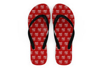 Thumbnail for Boeing 747 - Queen of the Skies (2) Designed Slippers (Flip Flops)