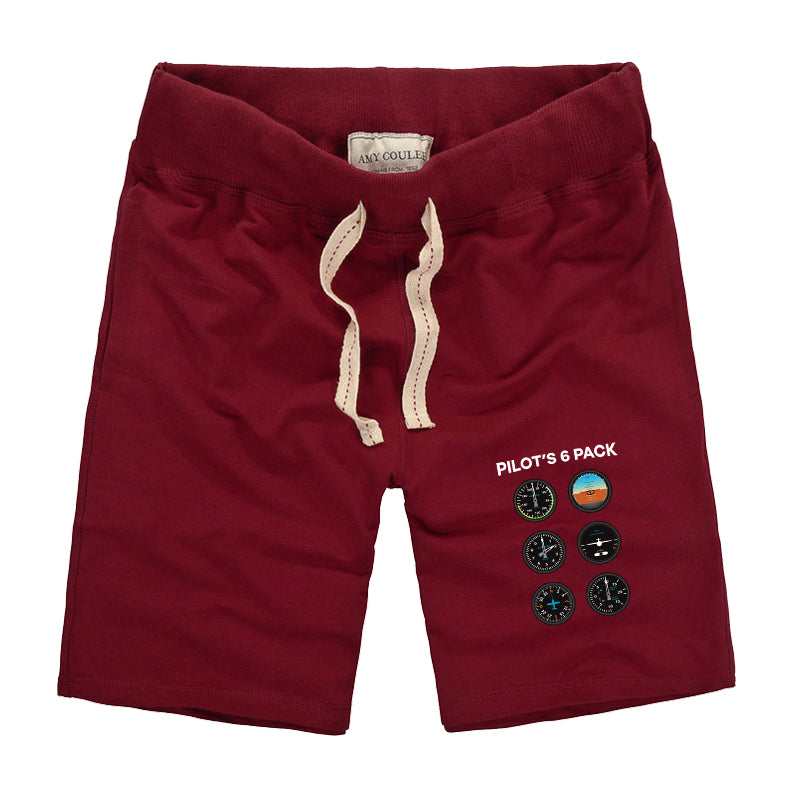 Pilot's 6 Pack Designed Cotton Shorts