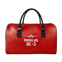 Thumbnail for Douglas DC-3 & Plane Designed Leather Travel Bag