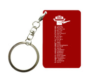 Thumbnail for Aviation Alphabet Designed Key Chains
