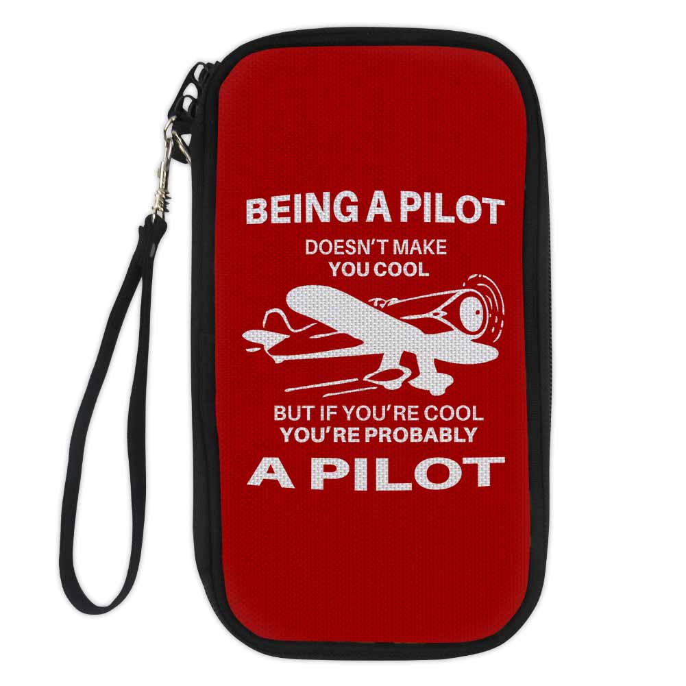 If You're Cool You're Probably a Pilot Designed Travel Cases & Wallets