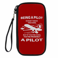 Thumbnail for If You're Cool You're Probably a Pilot Designed Travel Cases & Wallets