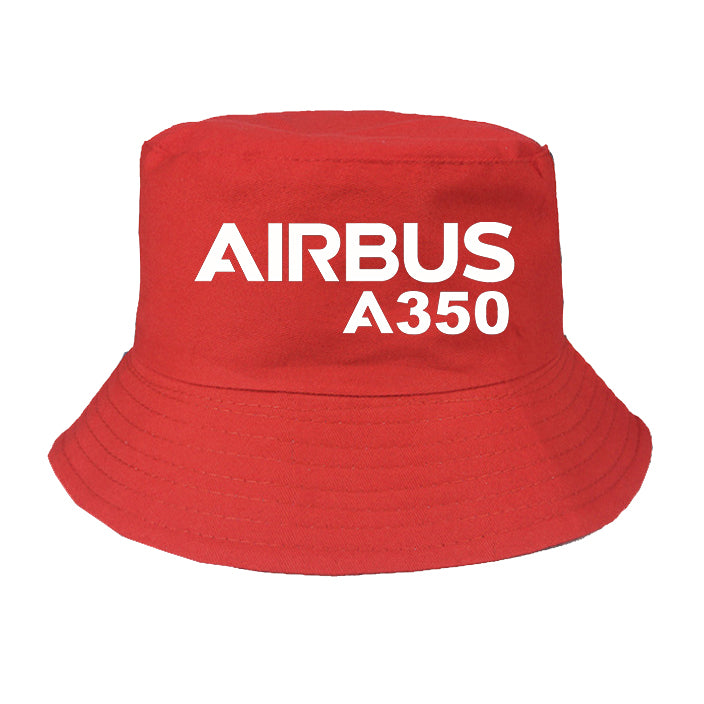 Airbus A350 & Text Designed Summer & Stylish Hats
