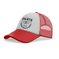 Thumbnail for Pilots Looking Down at People Since 1903 Designed Trucker Caps & Hats