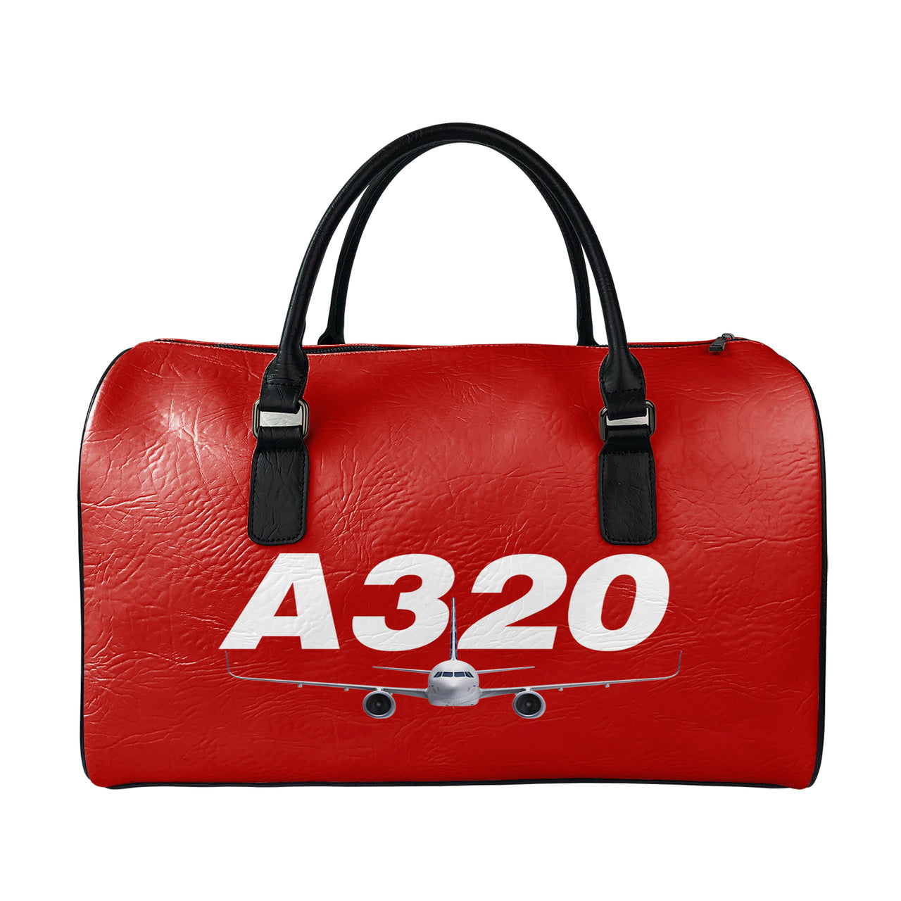 Super Airbus A320 Designed Leather Travel Bag
