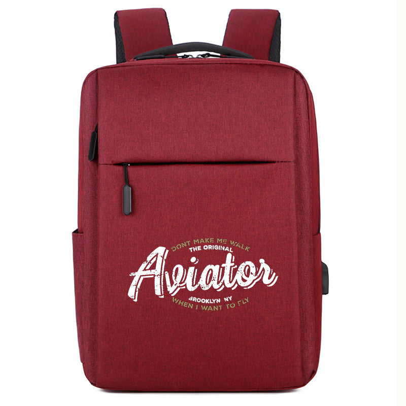 Aviator - Dont Make Me Walk Designed Super Travel Bags