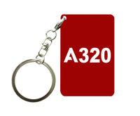 Thumbnail for A320 Flat Text Designed Key Chains