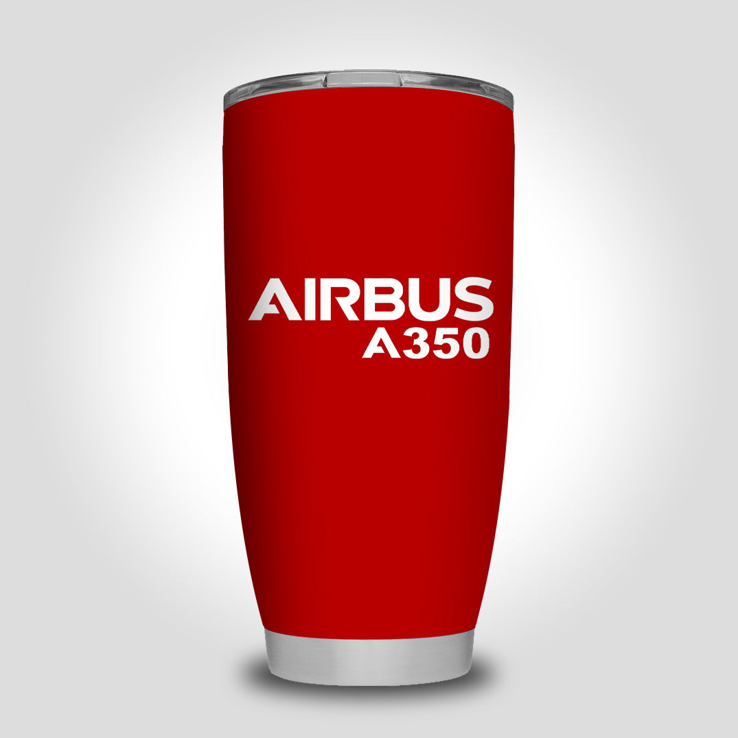 Airbus A350 & Text Designed Tumbler Travel Mugs