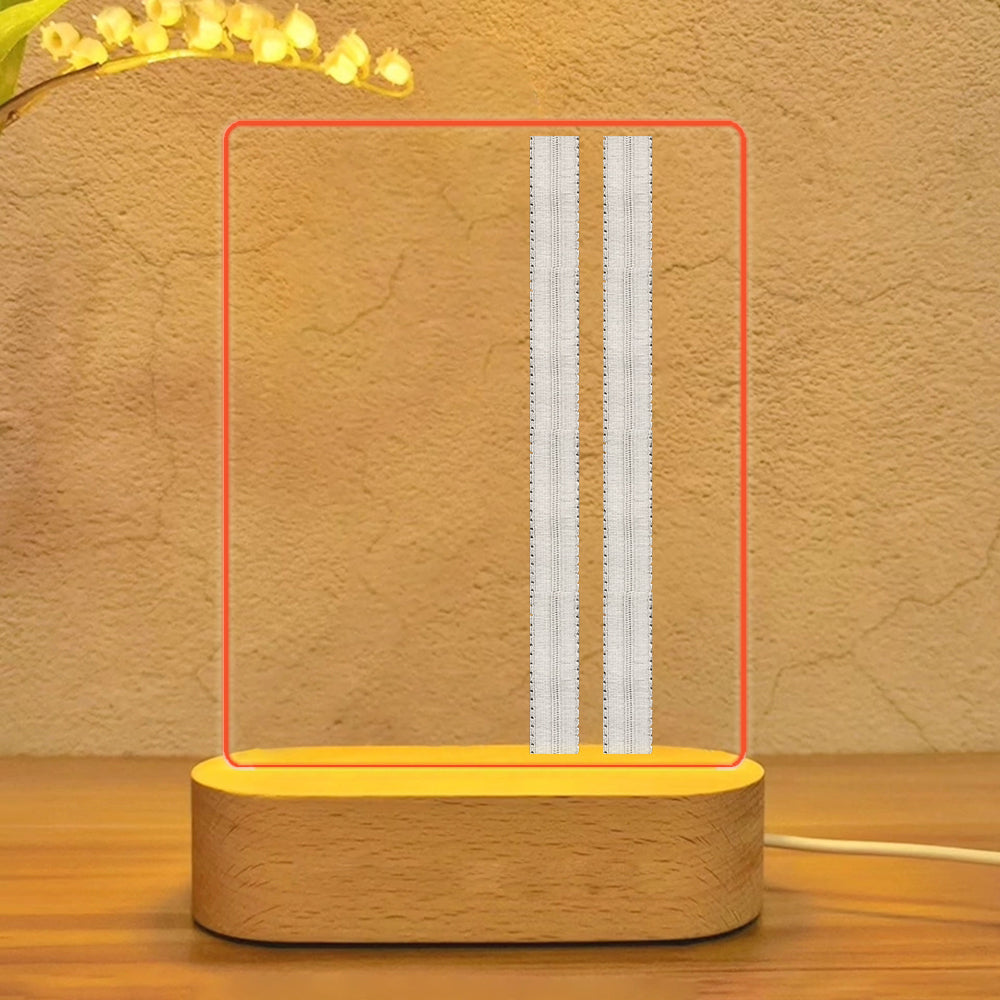 Special Silver Pilot Epaulettes 2 Lines Designed Night Lamp