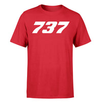 Thumbnail for 737 Flat Text Designed T-Shirts