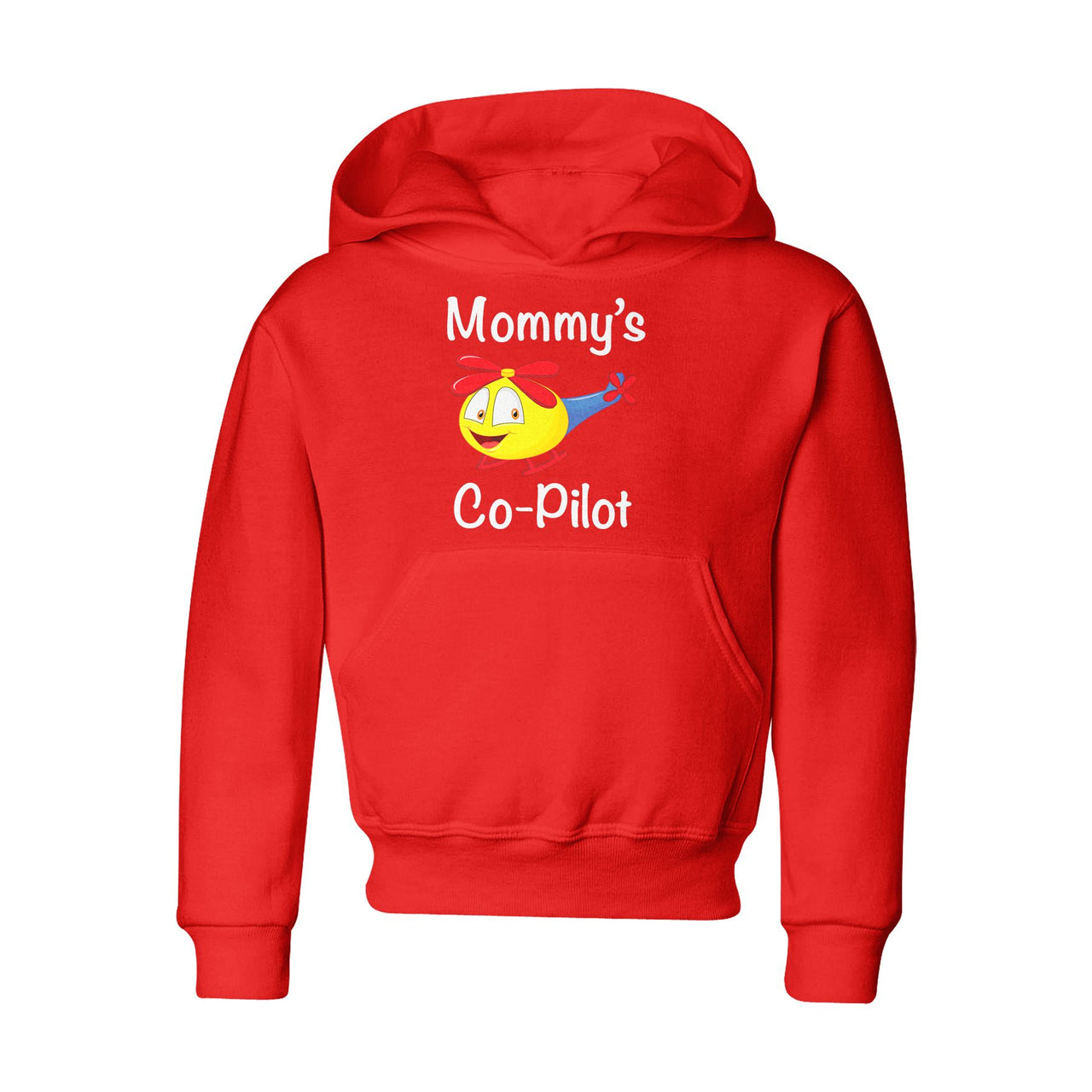Mommy's Co-Pilot (Helicopter) Designed "CHILDREN" Hoodies