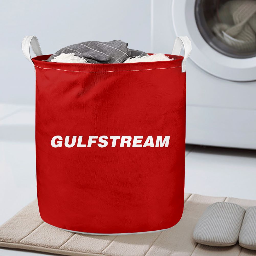 Gulfstream & Text Designed Laundry Baskets