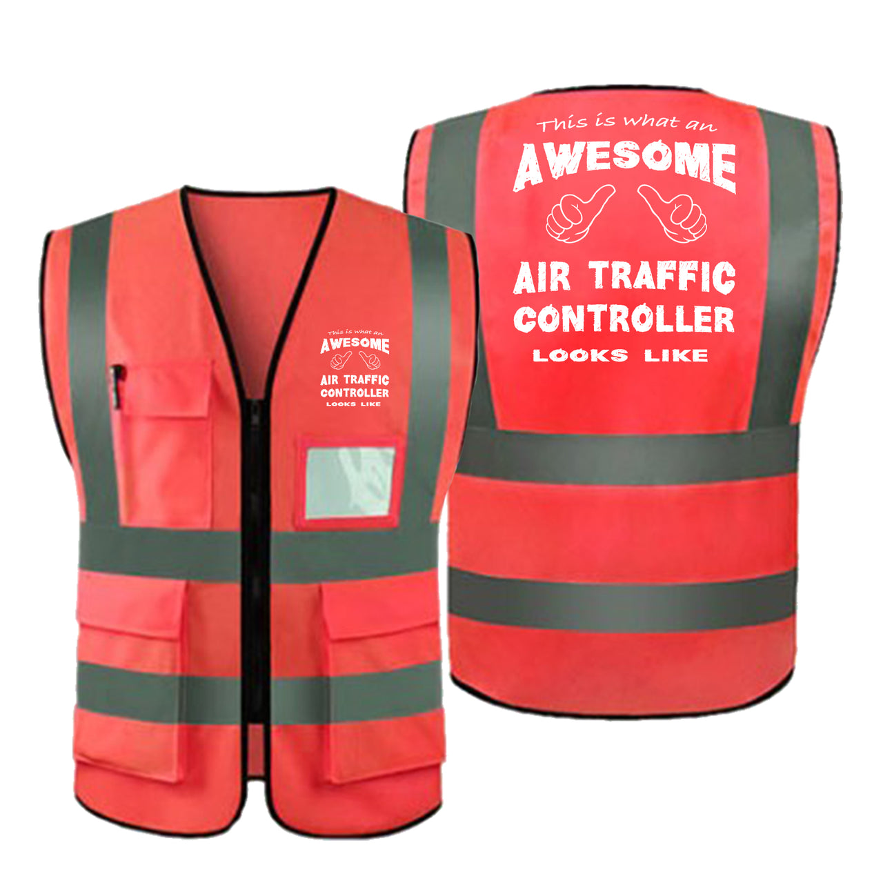 Air Traffic Controller Designed Reflective Vests