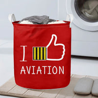 Thumbnail for I Like Aviation Designed Laundry Baskets