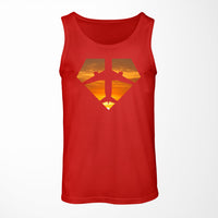 Thumbnail for Supermen of The Skies (Sunset) Designed Tank Tops