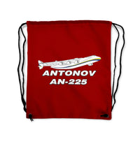 Thumbnail for Antonov AN-225 (27) Designed Drawstring Bags
